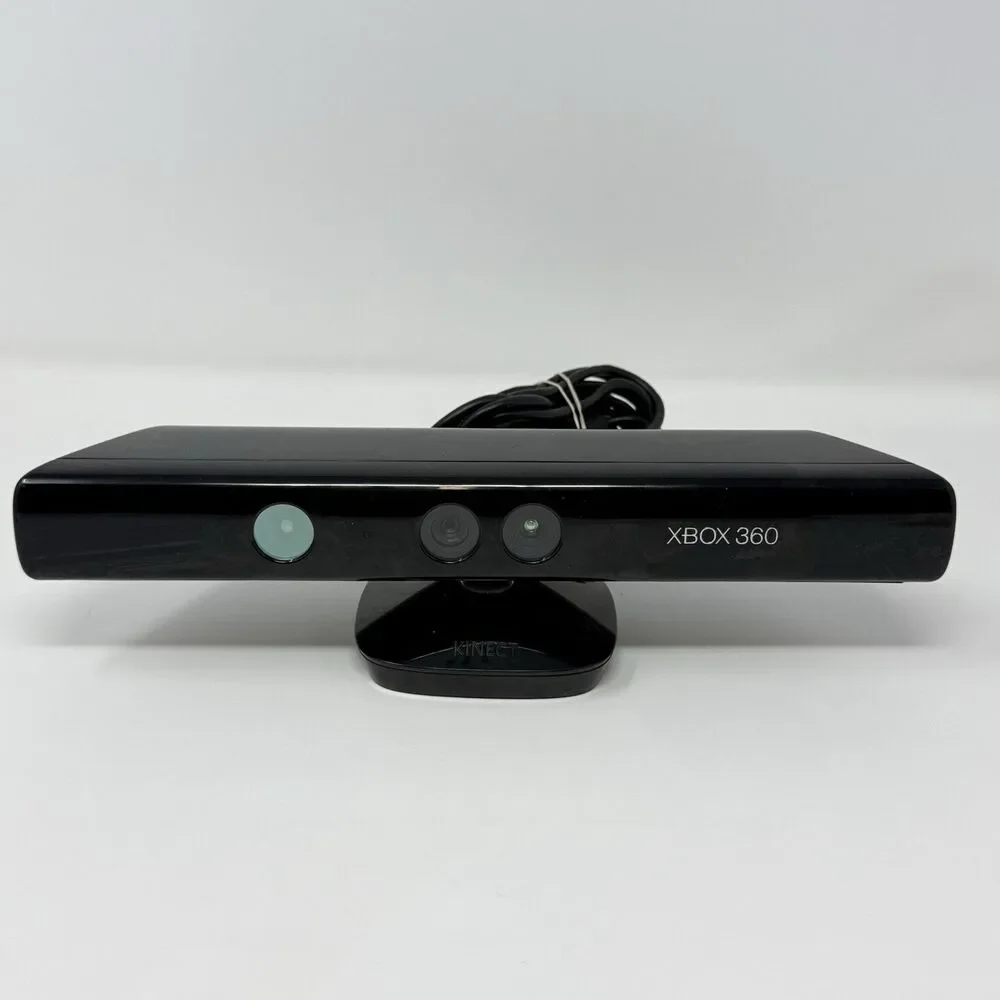 Microsoft Xbox 360 Kinect Sensor Bar Box 6 Games AC Adapter Tested Bundle